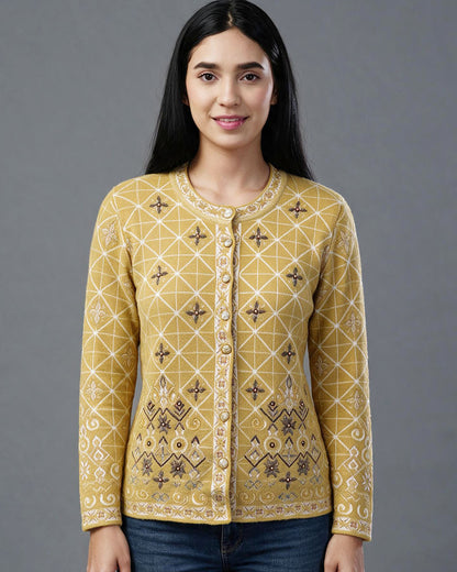 Ornamental Embroidered Sweater