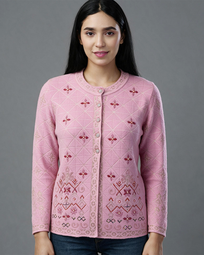 Ornamental Embroidered Sweater