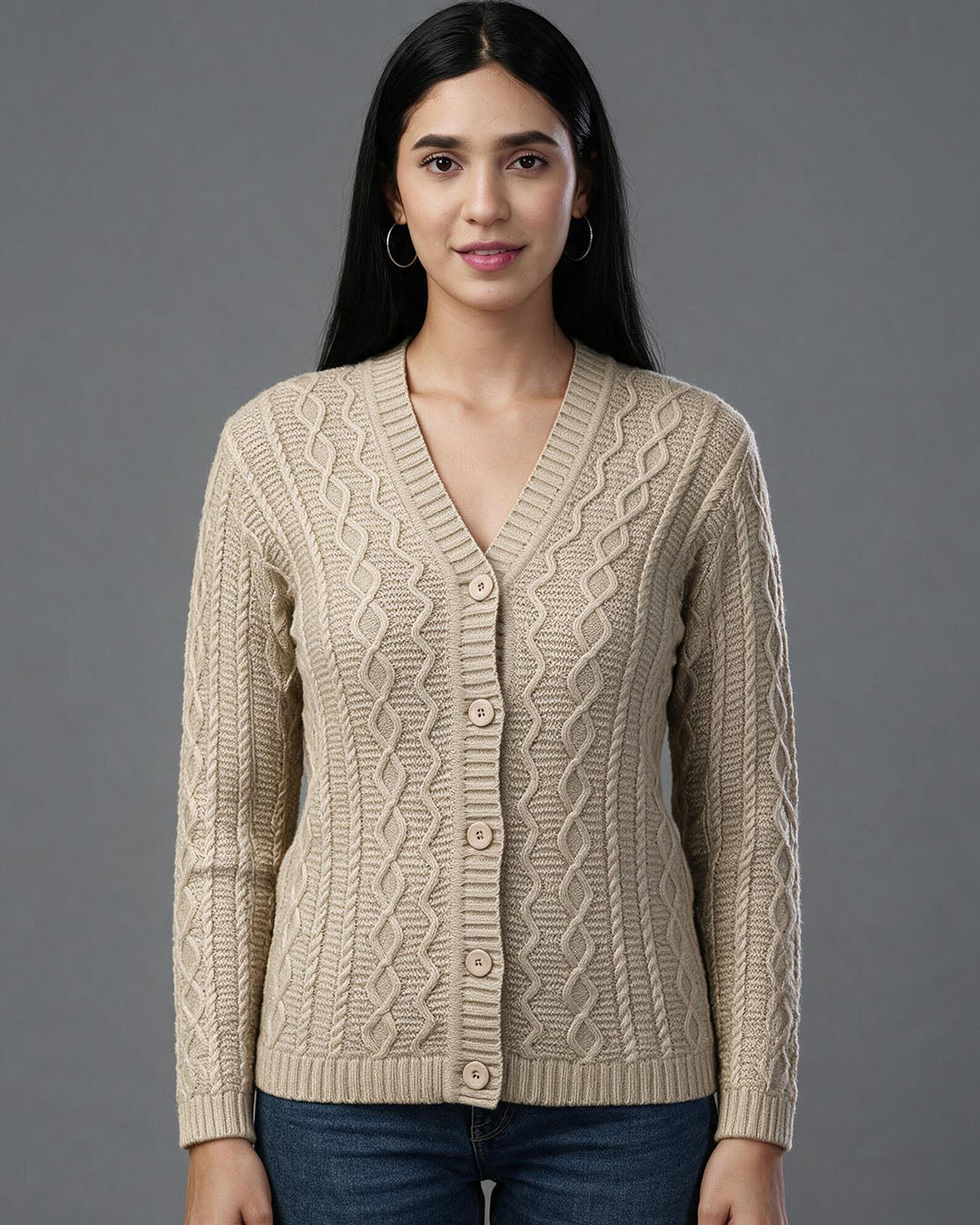 ElmShade V-Neck Cardigan