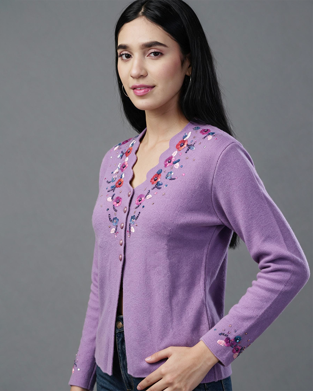 The Sun-Drenched Jacquard Cardigan