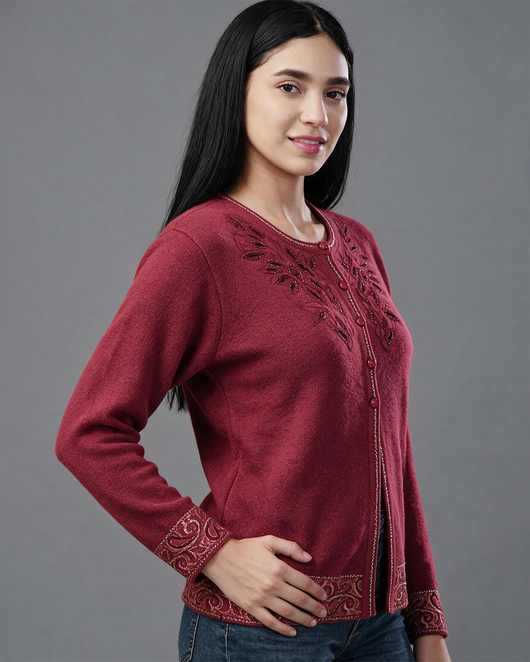 Cocoa Embrace Ribbed Sweater