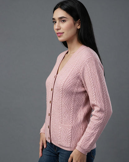 Virsa Classic V-Neck Cardigan
