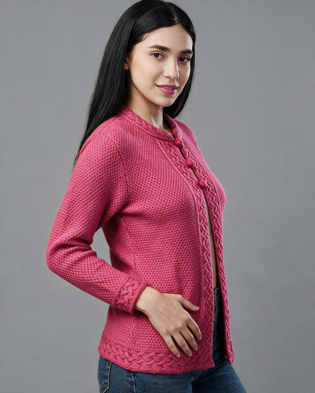 The Aristocrat Prince Collar (Burgundy/Grey)
