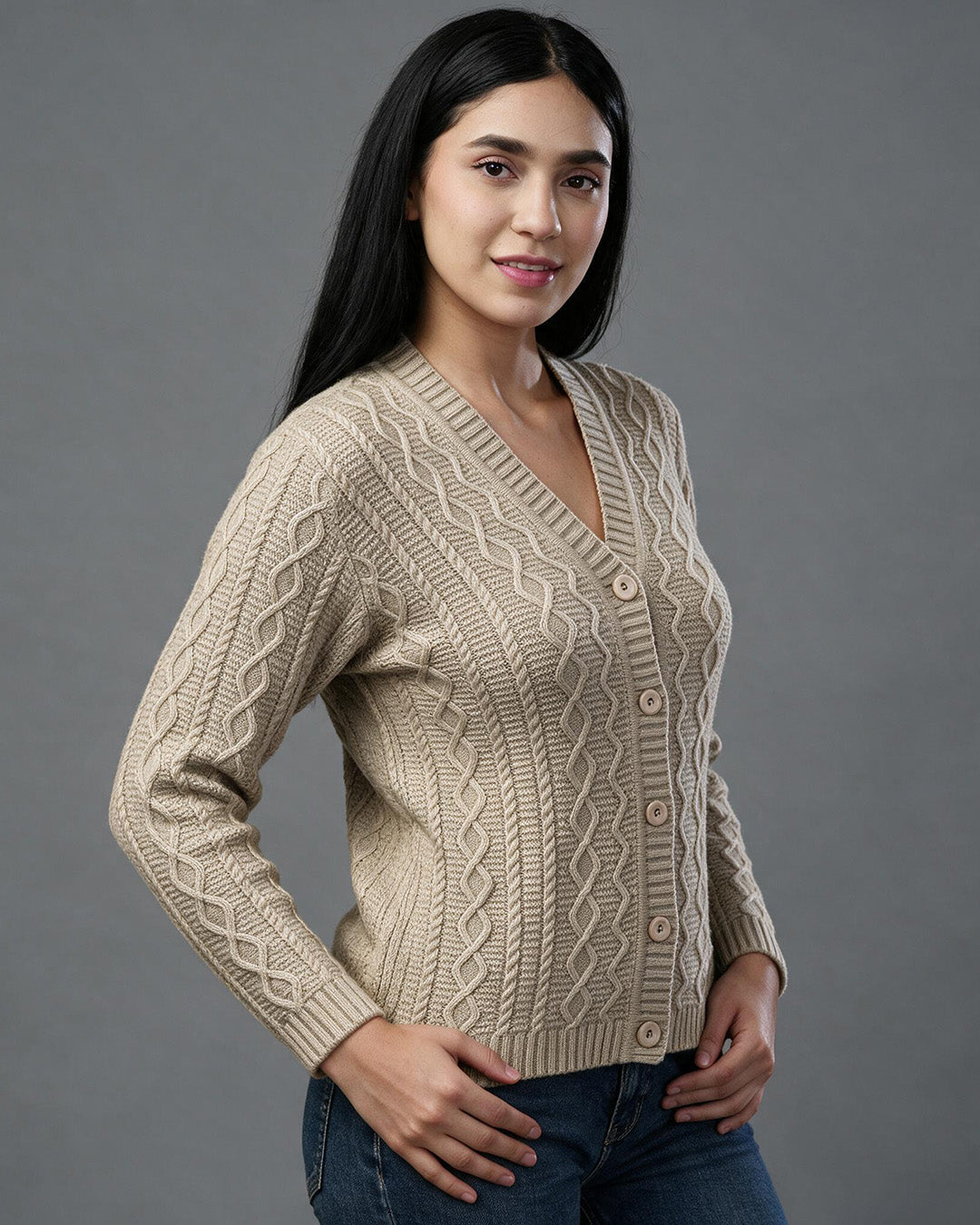ElmShade V-Neck Cardigan