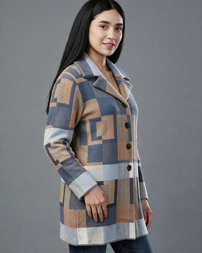 Striped Oversized Knit Cardigan